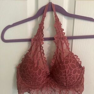 Victoria’s Secret Pink Lace Bralette with padding in Dusty Pink